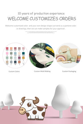 Bebas BPA Silicone Baby Teether Kunyah Untuk Hadiah Keperawatan OEM