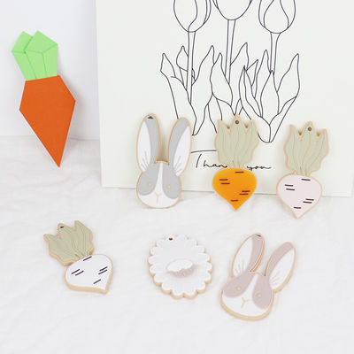 Domba Kelinci Personalized Silicone Teether BPA Gratis Untuk Bayi Baru Lahir