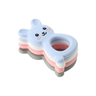 Cincin Teether Silikon Montessori, Mainan Gigi Silikon Untuk Anak Bayi Baru Lahir