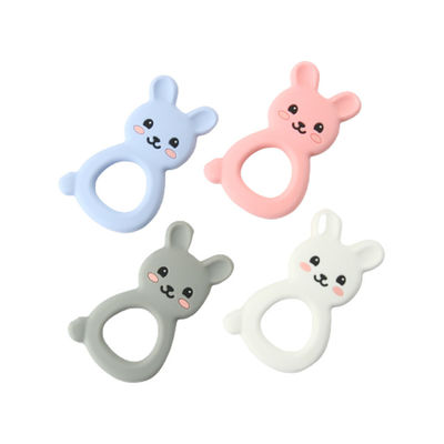 Cincin Teether Silikon Montessori, Mainan Gigi Silikon Untuk Anak Bayi Baru Lahir