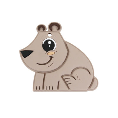 Bear Food Grade Silicone Baby Teether Bebas BPA Ramah Lingkungan