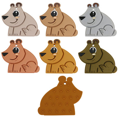Bear Food Grade Silicone Baby Teether Bebas BPA Ramah Lingkungan