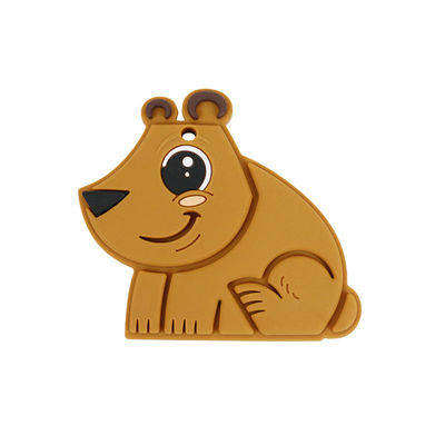 Bear Food Grade Silicone Baby Teether Bebas BPA Ramah Lingkungan