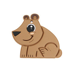 Bear Food Grade Silicone Baby Teether Bebas BPA Ramah Lingkungan