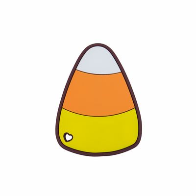Witches Hat Halloween Silicone Teether, Permen Jagung Halloween Mainan Gigi