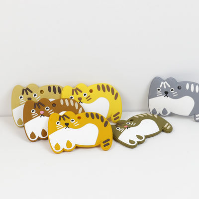 Animal Cat Kitten Silicone Baby Teether BPA Gratis Untuk Tumbuh Gigi Balita