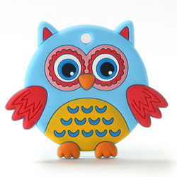 Animal Cat Kitten Silicone Baby Teether BPA Gratis Untuk Tumbuh Gigi Balita