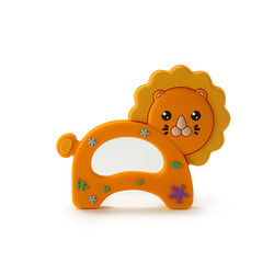 Animal Cat Kitten Silicone Baby Teether BPA Gratis Untuk Tumbuh Gigi Balita