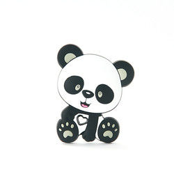 Animal Cat Kitten Silicone Baby Teether BPA Gratis Untuk Tumbuh Gigi Balita