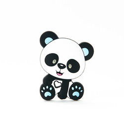Animal Cat Kitten Silicone Baby Teether BPA Gratis Untuk Tumbuh Gigi Balita