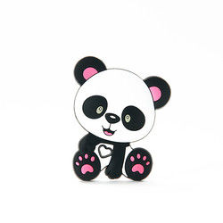 Animal Cat Kitten Silicone Baby Teether BPA Gratis Untuk Tumbuh Gigi Balita