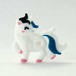Animal Cat Kitten Silicone Baby Teether BPA Gratis Untuk Tumbuh Gigi Balita