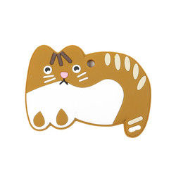 Animal Cat Kitten Silicone Baby Teether BPA Gratis Untuk Tumbuh Gigi Balita