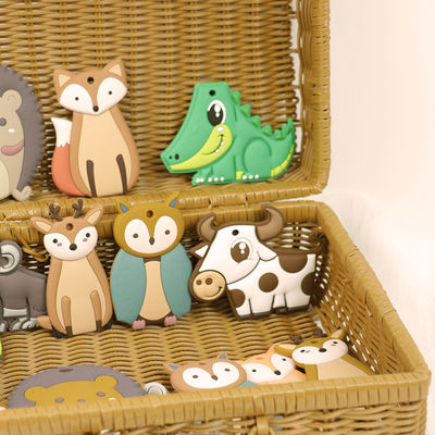 Soft Animal Baby Teether Bahan Silikon Food Grade Untuk Balita