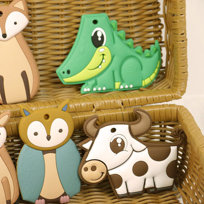 Soft Animal Baby Teether Bahan Silikon Food Grade Untuk Balita