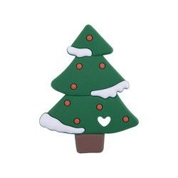 Christmas Gingerbread Man Soft Silicone Teether Warna-warni Untuk Bayi Tumbuh Gigi