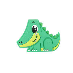 Food Grade Silicone Baby Toy Teether Pola Kartun Untuk Tumbuh Gigi yang Menenangkan
