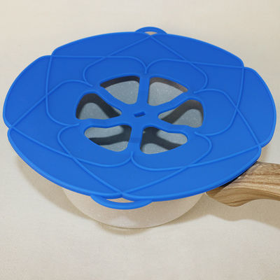 Tutup Panci Food Grade Silicone Reusable Dengan Double Hangs Untuk Memasak