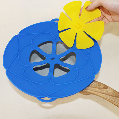 Tutup Panci Food Grade Silicone Reusable Dengan Double Hangs Untuk Memasak