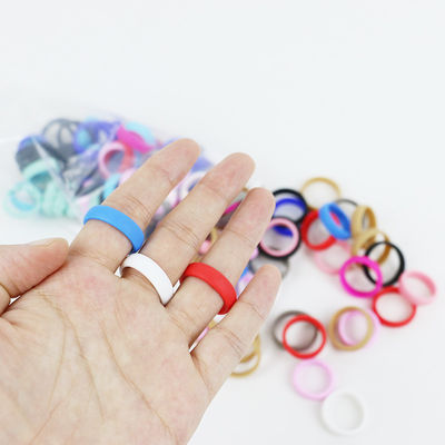 Bebas BPA Food Grade Silicone Rubber O Rings Kunyah Untuk Anak Perempuan