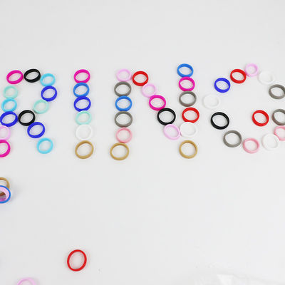 Bebas BPA Food Grade Silicone Rubber O Rings Kunyah Untuk Anak Perempuan