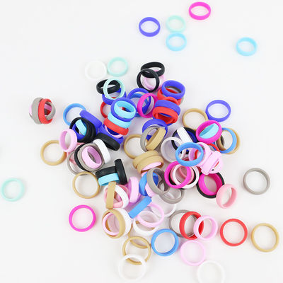 Bebas BPA Food Grade Silicone Rubber O Rings Kunyah Untuk Anak Perempuan