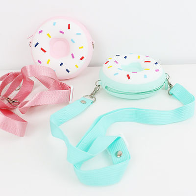 Tas Bahu Donat Mini Silikon Tahan Air Warna-warni Multi Fungsional