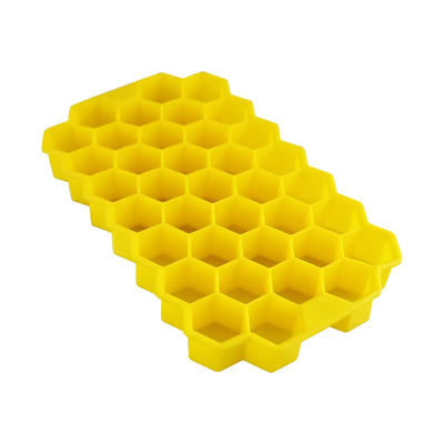 Food Grade Ice Cube Silicone Cetakan Baki Bentuk Sarang Lebah BPA Gratis 37 Sel