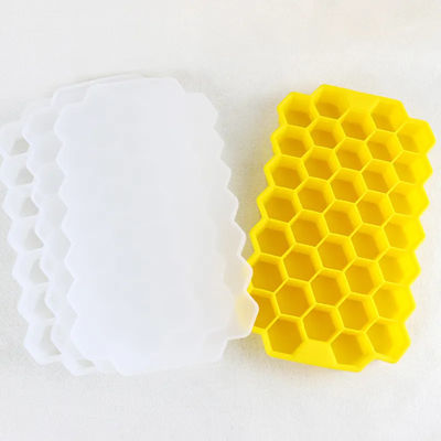 Food Grade Ice Cube Silicone Cetakan Baki Bentuk Sarang Lebah BPA Gratis 37 Sel