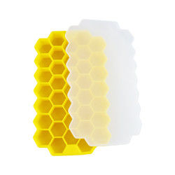 Food Grade Ice Cube Silicone Cetakan Baki Bentuk Sarang Lebah BPA Gratis 37 Sel