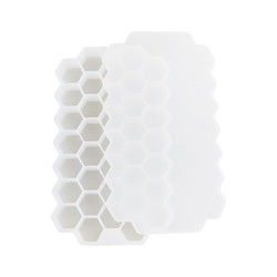 Food Grade Ice Cube Silicone Cetakan Baki Bentuk Sarang Lebah BPA Gratis 37 Sel