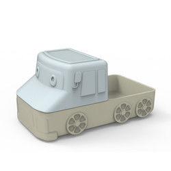 Kartun Cute Silicone Suction Plate Bentuk Mobil Untuk Bayi Makan Makanan