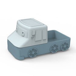 Kartun Cute Silicone Suction Plate Bentuk Mobil Untuk Bayi Makan Makanan