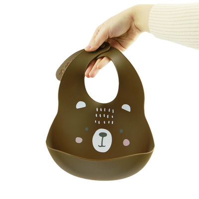 Cacoon Cat Fox Printed Silicone Food Catcher Oto Untuk Sarapan Balita