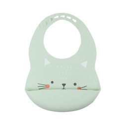 Cacoon Cat Fox Printed Silicone Food Catcher Oto Untuk Sarapan Balita
