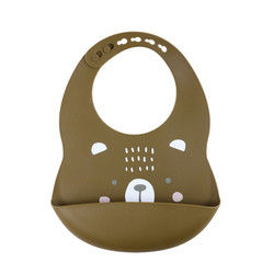 Cacoon Cat Fox Printed Silicone Food Catcher Oto Untuk Sarapan Balita