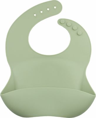 Adjustable Silicone Catcher Bib Safe Soft For Baby Kids Feeding