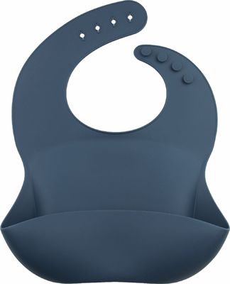 Adjustable Silicone Catcher Bib Safe Soft For Baby Kids Feeding
