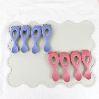 Kustom Warna Pantone Kids Silicone Tatakan Untuk Balita Dinning Feeding