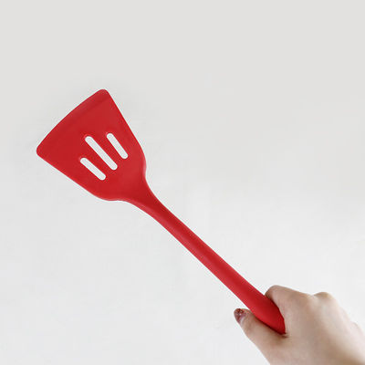 Merah Abu-abu Warna Putih Silicone Kitchen Set Spatula Bukti Panas Dengan Warna Panton