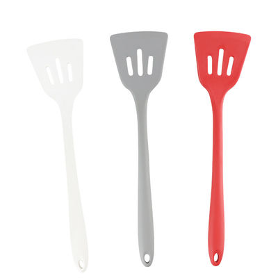 Merah Abu-abu Warna Putih Silicone Kitchen Set Spatula Bukti Panas Dengan Warna Panton