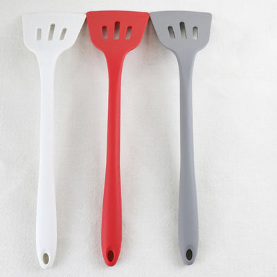 Merah Abu-abu Warna Putih Silicone Kitchen Set Spatula Bukti Panas Dengan Warna Panton