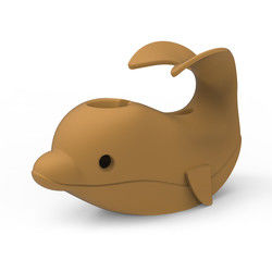 Silikon Buatan Kustom Lucu, Penutup Cerat Bathtub Dengan Bentuk Rhino Dolphin