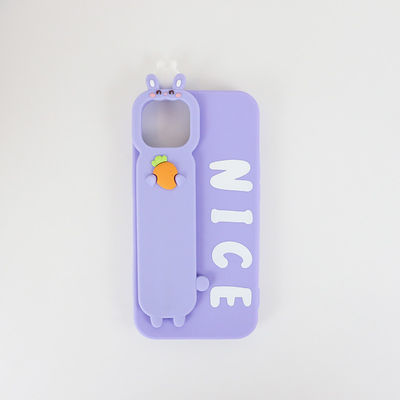 Bahan Food Grade Custom Made Silicone Phone Case Untuk Ponsel OEM ODM
