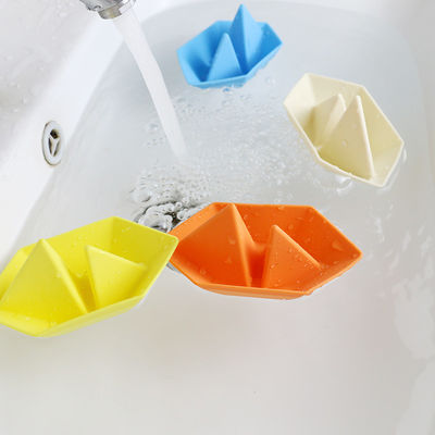Floating Bath Silicone Boat Set Mainan Air Bpa Free Food Grade