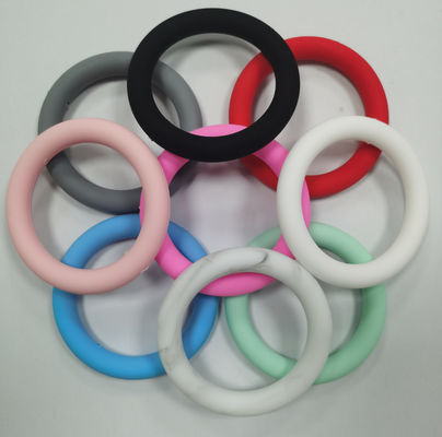 Grosir PISSEN Silicone focal o ring Beads untuk gantungan kunci DIY