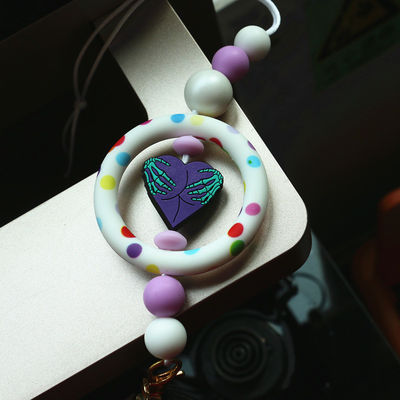 BSCI factory custom printed silicone focals Manik-manik Bayi Non-toksik Bebas BPA - Aman dan Menyenangkan untuk Anak-Anak