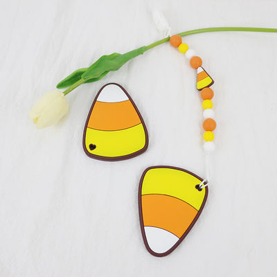 Silicone Teether Lembut Dan Fleksibel untuk Bayi 0-36 Bulan DIY gantungan kunci silikon teether untuk halloween