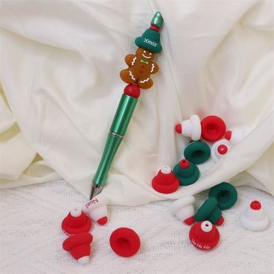 MOQ 200pcs Silikon Teething Manik Biologi Silikon Teething Manik - Aman & awet untuk DIY pena membuat rantai kunci