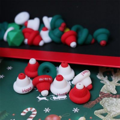 Paisen produsen Custom tahan lama menyenangkan seri Natal manik-manik 100% aman silikon fokus untuk profesional